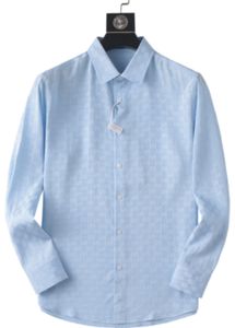 남자 캐주얼 셔츠 디자이너 브랜드 스프링 여름 비즈니스 사무실 남자 드레스 셔츠 슬림 넓은 칼라 격자 무늬 줄무늬 긴 소매 아시아 크기 m-3xl3