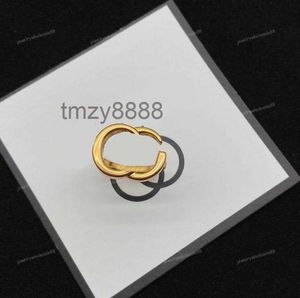 Классические кольца для женщин и мужчин, модные г позолоченные безымянные кольца на палец Bague с буквенным узором, подарок для влюбленных, ювелирные изделия FRZC
