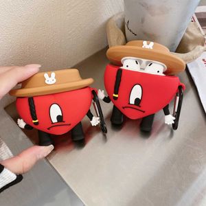 Cell Phone Cases Cute 3D Bad Bunny Earphone Case For Airpods 1 2 3 Pro Yo Perreo Sola Maluma Wireless Headphone Cover For Air Pods 3rd Gen Box