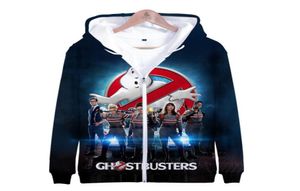 Winter Herren Jacken und Mäntel Ghostbusters Hoodie Cosplay Kostüm Lustige Ghost Busters 3D-Druck Reißverschluss Kapuzenpullover37484153520801
