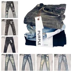 New Designers Purple Jeans Denim Trousers Mens Jeans Designer Jean Men Black Pants High-end Quality Straight Retro Streetwear Casual Sweatpants TP8A