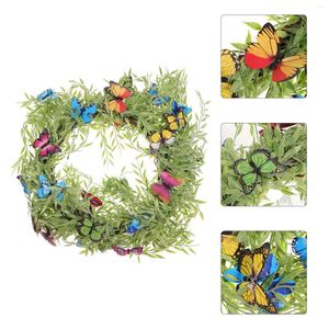 Fiori decorativi Ghirlanda di farfalle Decorazioni sospese Decorazioni per feste di matrimonio Farfalle artificiali Ghirlanda in PVC
