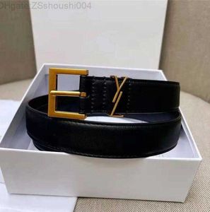 Luxury Womens Designer Belt Brand Letters Women Genuine Leather Width 3cm Waistband High Quality S Buckle 6color 90-115cm for QTHJ