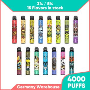 disposable vape eu warehouse 4000 puffs disposable e cigarette slim e cig