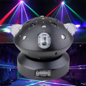 Stage Lights Moving Head Light Professional RGBW DJ Light Uplighting Events Sound Activated for KTV Disco Party Wedding Concert No La-ser LL