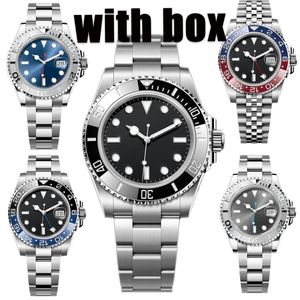 MENS Titta på män Luxury Womenwatch 40mm Watches Men Movement Watches rostfritt Watchstrap Ceramic Bezel Mens Watches High Quality Designer Watches Halloween