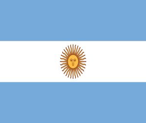 3x5fts 90x150cm Argentina Flag Polyester Banner för inomhus utomhusdekoration direkt fabrik hela3993904