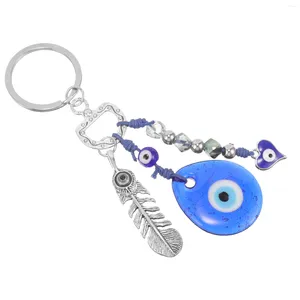 Chaveiros Evil Eye Keychain Pingente Carro Mulheres Acessório