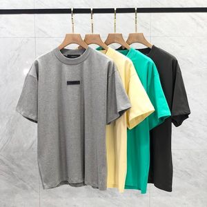 man originality T shirt Luxury trend street fashion men's round neck letter printed t shirt high quality Cotton Tees Loose summer Men Breathable ESSENTI shirt