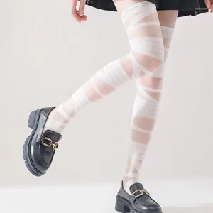 Kadınlar çorap seksi çoraplar y2k kızlar kristal ipek şeffaf diz siyah beyaz günlük alışveriş külotlu çorap moda aksesuarları