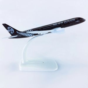 16 см черный Air ZEALAND Airlines Boeing 787 B787 Airways литой под давлением модель самолета из сплава металла самолет подарки для детей 240118