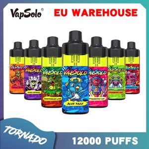 Puff 12K Vape Tornado Shisha Dostosobalny E Pióro papierosowe RGB Light 12000 Puffs Bang Jnr Box Sigaretta Elettronica Randm RETGARGATAME Urządzenie regulacyjne przepływu powietrza