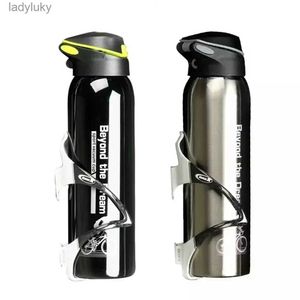 Bouteilles d'eau Cages VTT Bouteille d'eau de vélo Bouilloire Thermos de Cyclisme Garder au Chaud Tasse d'eau Bouteille de Sport 500 ML Alliage d'aluminium 0.5LL240124