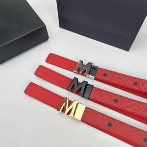 Smooth letter buckle man designer belt classic leather litchi belt for woman trendy cinture birthday festival waist band durable color belt very beautiful hg094