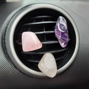 Hårklipp Automotive Supplies Outlet Cute Ornaments Rock Crystal Original Stone Rolling Decorative Clip Smycken PINS