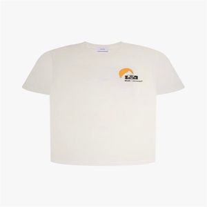 Rh Designers Mens Rhude Haft T-koszule na letnie męskie wierzchołki literowe koszulki damskie
