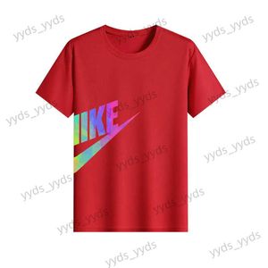 Camiseta masculina de manga curta, camiseta masculina de verão com gola redonda, leve, respirável e de secagem rápida, roupa esportiva ao ar livre, nova camiseta t240129