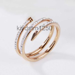 Designer Schmuck Ring Mann Ringe Silber Verlobung Dimond Designer Frau Moissanit Nagel Gold für Frauen Klee Hochzeit Set Geschenk 4MNB