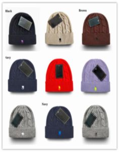 2023 Модные шапки дизайнерские шапочки-поло унисекс осенне-зимние шапочки вязаные шапки классические спортивные маленькие шапки с черепом для лошадей la6110836