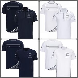 Nya F1 Formel One-team T-shirt racingkläder Mäns kortärmad runda nack F1-fläktkläder kan anpassas.