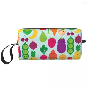 Cosmetic Bags Fruit Vegetables Makeup Bag Travel Men Women Vegan Toiletry Dopp Kit