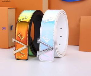 Designer belt men women belt Laser gradient letter buckle luxury classic belts Pin buckle belts buckle casual width 3.8cm size 105-125cm fashion gift2262 10A