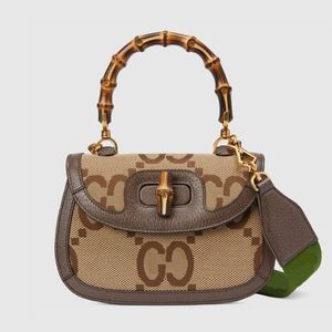 Designer väskor Diana väska bambu topphandtag väska dam mode lyx varumärke kvinnor crossbody shouler purses med låda