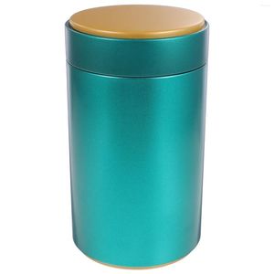 Storage Bottles 3 Pcs Kitchen Canisters Tea Tin For Leaf Tins Loose Tank Tinplate Jars With Lids