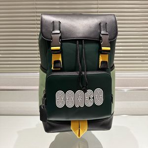 Top Luxus Klassische Reiserucksäcke Trend Coa Track Casual Weiches Leder Hochwertige Doppelschultern Pack Designer Rucksack Computer Taschen Verbundtasche für Männer