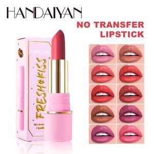 Han Daiyan Handaiyan Lasting Non Stick Lipstick 10 Color Single Matte Lipstick Coloring and Moisturizing Cross Border