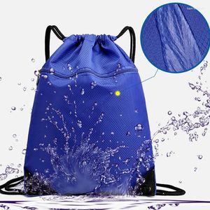 Mochila grande capacidade marca viagem esportes saco de cordão pacote bolso sacos de basquete pacote de fitness presentes