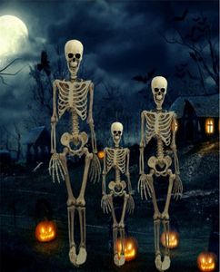 36 Polegada adereço de halloween tamanho completo esqueleto crânio mão realista corpo humano poseable anatomia modelo festa festival decoração y2010063405139