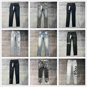 Jeans Designer Men for Women Pants Summer Hole New Style Embroidery Self Cultivation and Small Feet Fashion JMFM YVR7