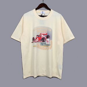 RH Tasarımcılar Erkekler Rhude Nakış Tişörtleri Yaz Erkek Üstleri Mektup Polos Gömlek Kadın Tshirts Giyim Kısa Kollu Büyük Artı Boyut% 100 Pamuk Tees Boyutu S-XL 18