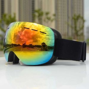 Açık Gözlük Sıcak Satış Erkek Kadın Kayak Gözlük Gözlük Çift Katmanları UV400 Bozluk Anti Big Kayak Maskesi Kayak Gözlükleri Kar Snowboard Goggles Kış Gözlükleri