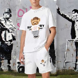 Męskie dresy noszą koszulę graficzną Kobiety bawełny letni dres anime T-shirts