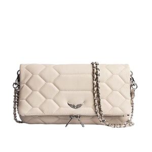 Masowe damskie torebki torebki skrzydełka Diamond Zadig Zadig Torka na ramię Messenger Sheepskin Skórzanie Crossbody dwa łańcuchowe pasy Ladys Cl257Q