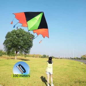 Akcesoria latawców Yongjian Duże Delta latawiec dla dzieci niezwykle łatwy do latania latawcem na wycieczkę na plażę z 100 m lat latawców dla początkujących