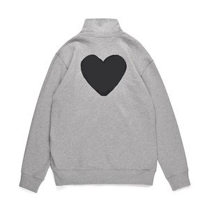 Mens hoodies sweatshirts play embroidered Long Sleeve Hooded Fashion Brand Star Same Cotton Large Red Heart Sweater Long Coupl Bowling Sport zv