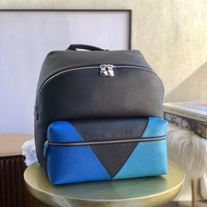 Новая версия M30735 Discovery рюкзак с тонко тиснением Taiga Leather Man Business Brackpack Backger Bag Body PM Backpack Bags293l