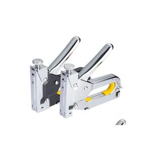 Other Hand Tools T Type/U Type/Door Type Nail Staple Gun Powder-Actuated Hand-Held Fastening For Assembling Manual Wood Framing Drop Dhyfu