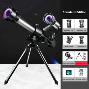 Teleskop 20x 30x Portable HD Astronomical Telescope Stargazing Dual-Use Night Vision Monocular Teaching Aids for Students Kids Gift YQ240124