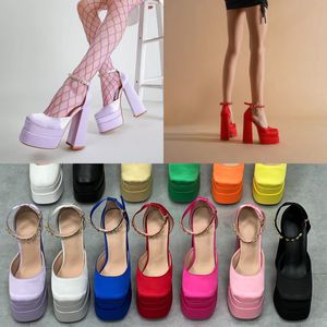 2024 Dress Shoes Heels Padlock Pointy Naked Sandal Pointy Toe Shape Shoes Woman Designer Buckle Ankle Strap Heeled High Heels Sandals low price