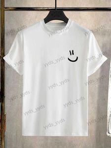 メンズカジュアルクルーのためのメンズTシャツプリントTシャツショートスリーブファッションサマーTシャツトップレギュラーおよび特大ティーT240124