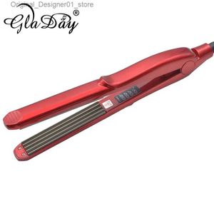 Hårrätare Ny ankomst Hår Crimper Hair Waving Iron Hair Starten Crimper Fluffy Small Waves Hair Curlers Curling Irons Styling Tools Q240124