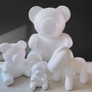 Eterno Rosa Unicórnio Modelo Branco Embrião Diy Acessórios Espuma Urso