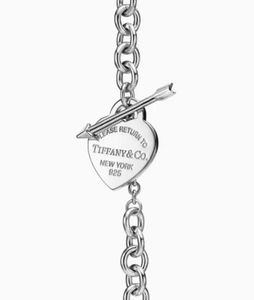 Necclace unisex a ciondolo a cuore e catena di colletto in argento sterling perfetto per le coppie ideali regalo per le vacanze