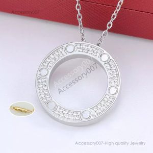 colar de jóias de designer colares personalizados para mulheres em aço inoxidável diamante amor colar personalizado ouro prata elegante acessórios femininos colar de designer