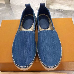 Designer Casual Sneakers Donna Scarpe basse Espadrillas in tela Sandalo Denim con scatola 513