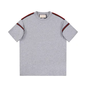 T-shirt Plus da uomo Polo Girocollo ricamato e stampato abbigliamento estivo in stile polare con puro cotone da strada r5546f3